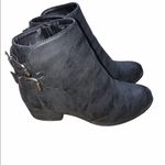 Twisted  size 8 Alexia black buckle ankle booties Photo 5