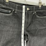 White House | Black Market WHBM Womens Black Denim Jeans Embellished Pockets Size 2 Blanc Crop Photo 7
