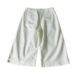 PILCRO High Rise Pleated Culottes Wide Leg Cropped Jeans White Denim Size 27 Photo 8