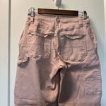 Hollister High Rise Utility Dad Pant Dusty Rose Pink Cargo Style Jean Skater 26 Photo 5