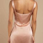 Tobi Here And Now Rose Gold Satin Skater  Photo 1