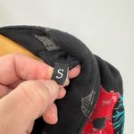 Desigual Artsy Collage Floral Bicycle Dress Womens Small Black Cotton Photo 9