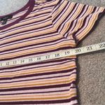 Forever 21  Ribbed Knit Striped Short Sleeve Fitted T-Shirt - PLUS SIZE Photo 7