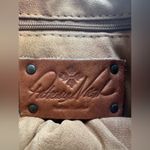 Patricia Nash  Avellino Brown Italian Leather Crossbody Shoulder Bag Purse Stamp Photo 3