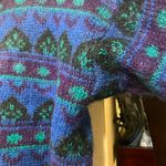 Gallagher Blue and black vintage sweater Photo 6