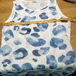 iLinen Lifestyle 100% European‎ Linen Leopard Print Sleeveless Dress Pockets White Size XS Photo 12