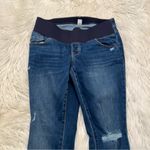 Old Navy  Maternity Front-Low Panel Distressed Skinny Jean 4S Photo 5