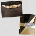 ZARA  Peasant button down shirt embroidery black Size XSmall Chambray Y2K Photo 4