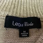 Lea & Viola  Women's Multicolor Striped Colorblock Long Sleeve Sweater Top Size M Photo 2