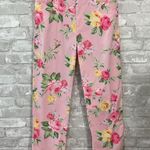 Ralph Lauren Pink Floral Straight Leg Pants Photo 0
