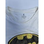 LOGO By Lori Goldstein Batman Logo T-Shirt Women's Small White Graphic Tee Short Sleeve Classic DC... Photo 1