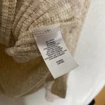 Caslon  Rib Knit V-Neck Pullover High Low Hem Tunic Side Slits Cream Size XL Photo 7