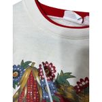 Vintage Bobbie Brooks Cream Floral Print Sweatshirt Women's Size L Size L Photo 2