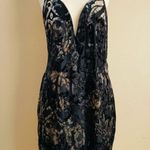 Trac Printed Velvet Gradient Halter Tie Open Back Mini Dress Size 1X NWOT Photo 0