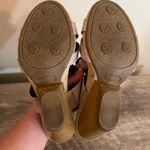 Dr. Scholl’s Pondering Leather Wooden Wedge Heels Sandals Shoes Women’s Size 8.5 Photo 6