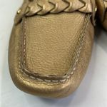 Cole Haan  metallic Leather Loafer Mules Size 7 slide braid detail Photo 1