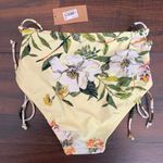 Rachel Roy NWT RACHEL  Yellow Floral Bikini Bottoms Photo 4