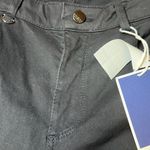 ZARA Jeans Womens 12 Black Mid Rise Skinny Peach Touch Sleek Denim Minimalist Photo 6