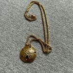 Park Lane  Necklace Sand Dollar Gold Tone 25” Photo 0