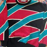 Vintage 90s Cotton Blend Geometric Diamond Print Sweater Size M/L Size L Photo 1