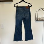 Hidden Jeans Happi Medium Wash Frayed Hem Cargo Crop Flare Size 24 Photo 1