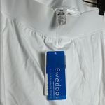 Ewedoos White Large Skort Featuring Slit Perfect For Tennis, Pickleball or Golf Photo 1