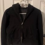 John Galt Black  Cropped Zip Up Photo 0
