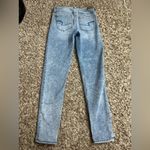 American Eagle Super Hi-Rise Jegging Light Acid Wash Jeans Sz 4 Photo 6