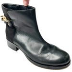 Sam Edelman  Chester Bootie Black Leather Suede Ankle Chelsea Boots Sz 8M Photo 0