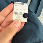 Virna Dro โ Blue Cotton Shirt Dress Women's 40 Artsy Minimalist Boho Chic Italy Size M Photo 5