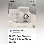 Gucci Sync Stainless Steel & Rubber-Strap Watch Photo 8