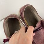 Hey Dude Womens Burgundy Wendy Fabric Drawcord Casual Slip On Loafer Shoes Photo 9