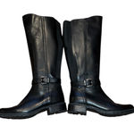 Blondo  Black Leather Knee-High Boots Size 7 M Photo 0