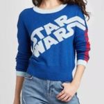 Star Wars  Size Medium Junior Multi Blue Sweater. Preloved. Photo 0