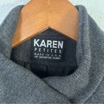 Karen Petites Gray Pea Trench Coat Wool Cashmere Blend Winter Outdoor Vintage Size undefined Photo 1