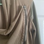 ZARA Olive faux leather jacket Photo 3