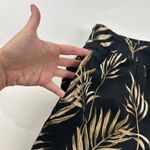 Joie  Black Palm Print Linen Blend Wide Leg Lounge Pant M Photo 2