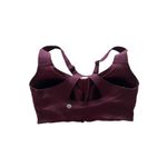 Lululemon athletic sports bra zip up front 32DD burgundy Photo 1