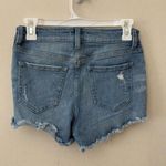 Oasis By Eunina Denim Distressed Cut Off High Waisted Shorts Photo 2