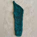LIONESS  princess Polly green asymmetrical one shoulder mini ruched dress Xxs Photo 5