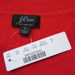 J.Crew NWT  Long-sleeve Everyday Cashmere Crewneck Dress in Bright Cerise Red S Photo 3