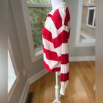 Vintage Towncraft Red and White Striped Collared Polo Sweater Size Large Photo 1