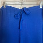 Pareos etc Royal Blue Mexican Beach High Rise Wide Leg Beaded Palazzo Slit Pants Size undefined Photo 1