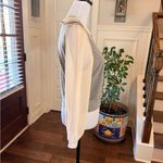 Moda  NWOT Gray and Sheer Cream Balloon Sleeves w/ Jeweled Peter Pan Collar Photo 2