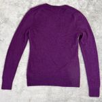 Saks 5th Avenue SAKS FIFTH AVENUE Purple Cashmere Sweater Size S Photo 1