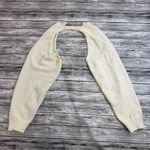 REVOLVE Bubish Women's Ava Bolero Top Shrug Sweater Ivory Cream Faux Gold Chain Size undefined Photo 4