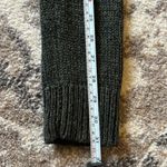 Market & Spruce  Women’s GreenButton Back Sweater with Black Elbow Patches Size M Photo 15