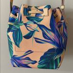 J.Crew leather Floral Bucket Bag withTassels Photo 4