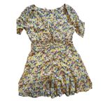 Free People NWOT forget me not Yellow Floral Babydoll Dress size 8 Photo 1