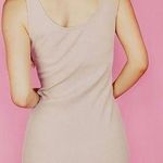 THE DROP Sierrafurtado Rose Dust Fitted Sleeveless Button Down Mini Dress NWT Photo 1